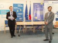 (Zleva) Daniel Truxa a Jindřich Pietras na vernisáži Europeanvibes