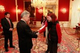 Monika Ticháčková - dobrovolnice EVS a rakouský prezident Heinz Fischer