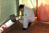 Při práci během Expedice Mars (Foto DTA)